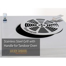 Grill Stainless Steel with Handle for Tandoor