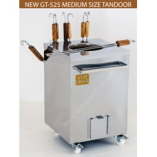 GT-525 Square DOUBLE BODY DOUBLE INSULATION Outdoor Tandoor 21” Width, 32” Height & 11” Mouth